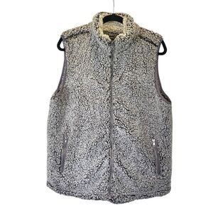 THREAD & SUPPLY Women's size L Sherpa Vest full zip
